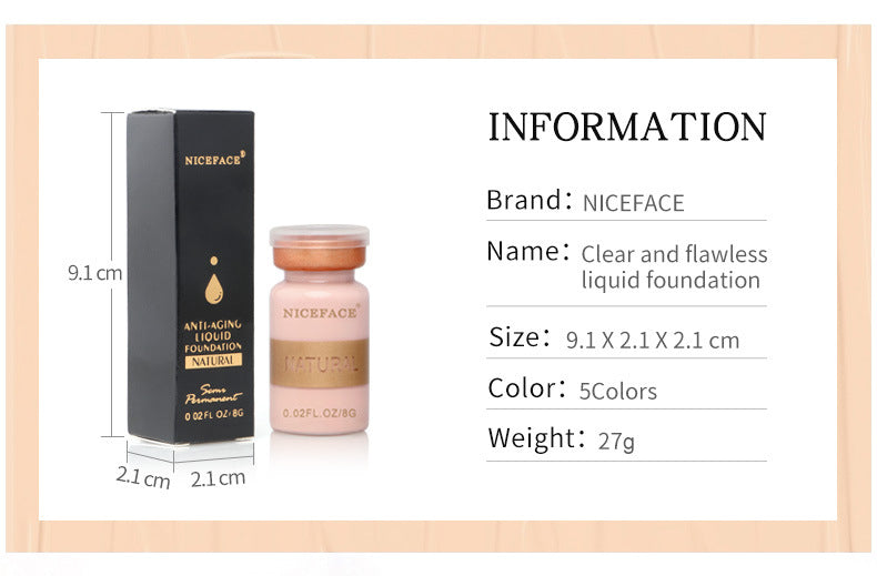 Moisturizing oil control liquid foundation Moisturizing oil control liquid foundation